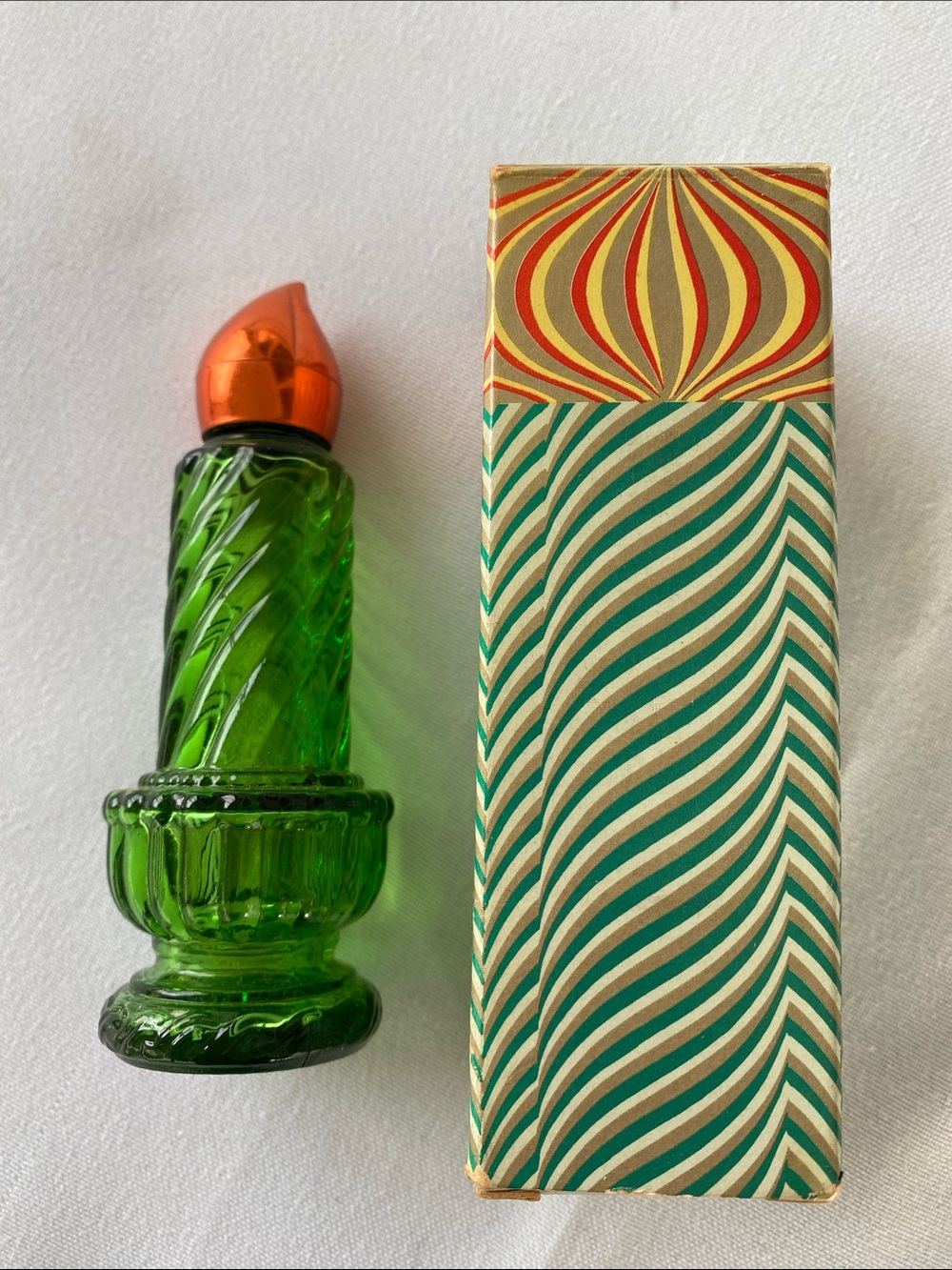 Vintage Avon Cologne Christmas Candle